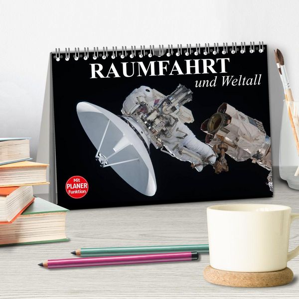 Produktbild: Raumfahrt und Weltall (Tischkalender 2026 DIN A5 quer), CALVENDO Monatskalender