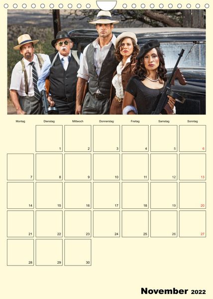 Produktbild: Die 20er Jahre. Gangster, Frauen und Kanonen (Wandkalender 2022 DIN A4 hoch)