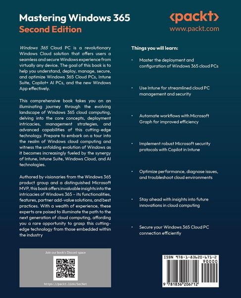 Produktbild: Mastering Windows 365 - Second Edition