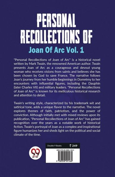 Produktbild: Personal Recollections Of Joan Of Arc Vol.1