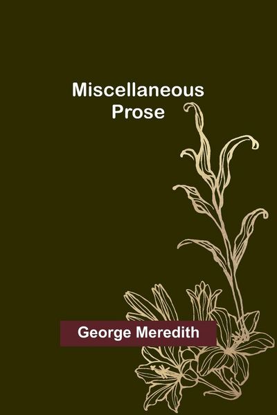 Produktbild: Miscellaneous Prose