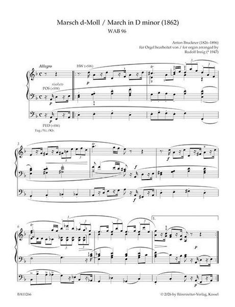 Produktbild: Fr&uuml;he Orchesterwerke -Marsch d-Moll / Drei Orchesterst&uuml;cke / Ouvert&uuml;re g-Moll- (f&uuml;r Orgel bearbeitet)