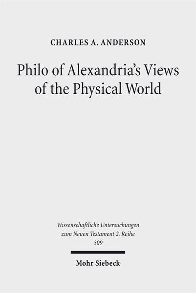 Produktbild: Philo of Alexandria's Views of the Physical World