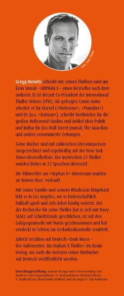 Produktbild: Der letzte Orphan. Ein Orphan X Thriller von Gregg Hurwitz