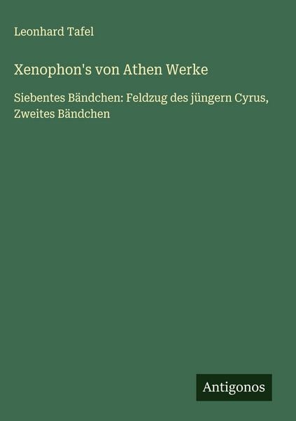 Produktbild: Xenophon's von Athen Werke