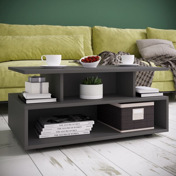 Produktbild: Holz Sofatisch Couchtisch Wohnzimmertisch Esila