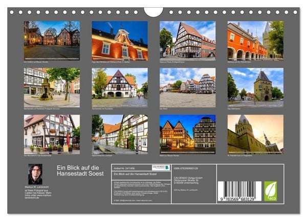 Produktbild: Ein Blick auf die Hansestadt Soest (Wandkalender 2027 DIN A4 quer), CALVENDO Monatskalender