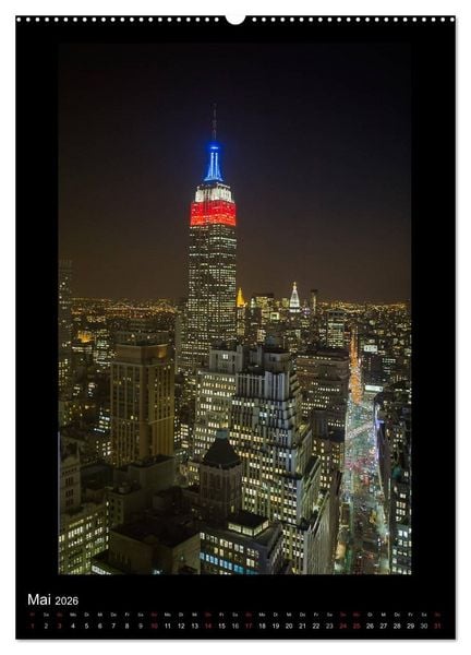 Produktbild: Vertical New York (hochwertiger Premium Wandkalender 2026 DIN A2 hoch), Kunstdruck in Hochglanz