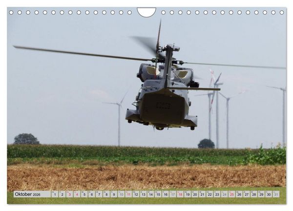 Produktbild: Semiscale-Modellhubschrauber (Wandkalender 2026 DIN A4 quer), CALVENDO Monatskalender