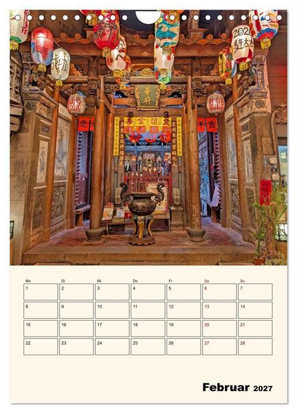 Produktbild: Taiwan &ndash; Traumreise durch Asiens Geheimtipp (Wandkalender 2027 DIN A4 hoch), CALVENDO Monatskalender