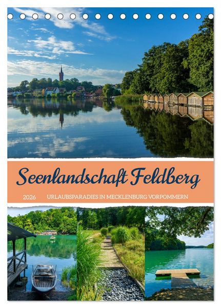 Produktbild: Seenlandschaft Feldberg (Tischkalender 2026 DIN A5 hoch), CALVENDO Monatskalender