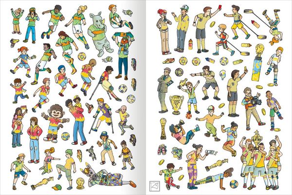 Produktbild: Das Metallic-Stickerbuch &ndash; Fu&szlig;ball