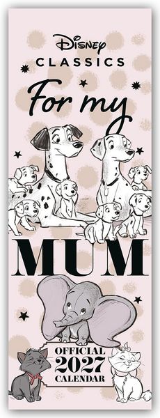 Produktbild: Disney Classic &ndash; For my Mum 2027 &ndash; Slimline-Kalender