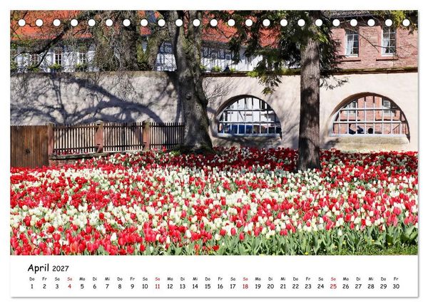 Produktbild: Rund um das Benediktinerkloster Seligenstadt (Tischkalender 2027 DIN A5 quer), CALVENDO Monatskalender