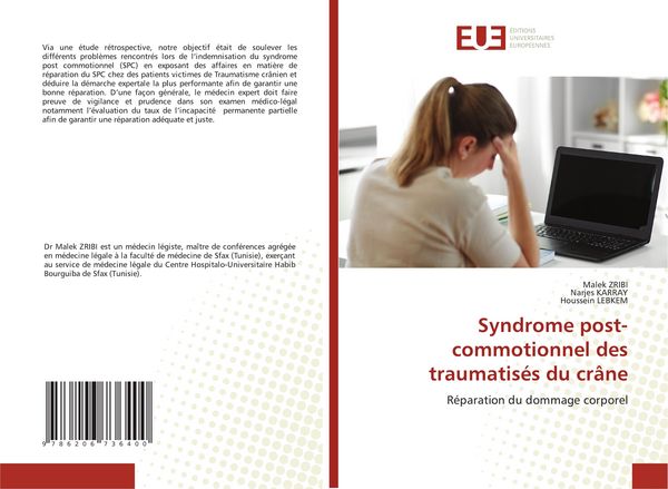 Produktbild: Syndrome post-commotionnel des traumatis&eacute;s du cr&acirc;ne