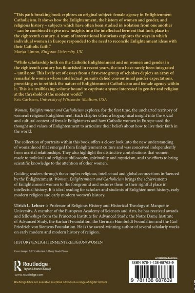 Produktbild: Women, Enlightenment and Catholicism