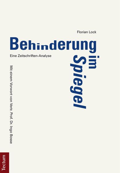 Produktbild: Behinderung im "Spiegel"