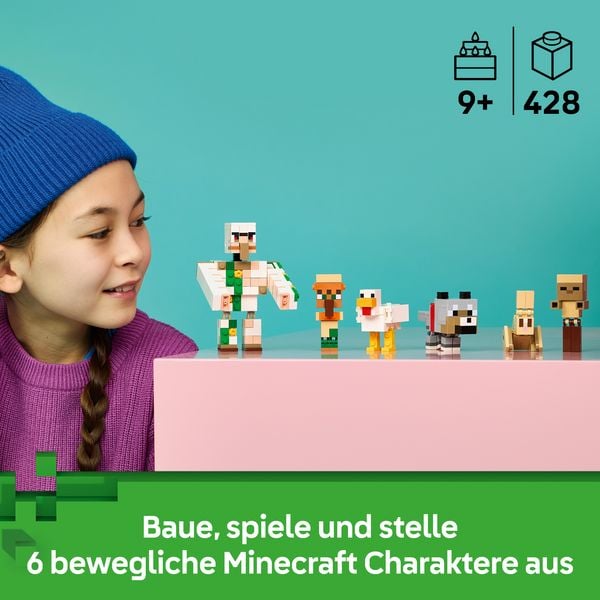 Produktbild: LEGO Minecraft 21592 Angriff des H&uuml;hnerreiters in der W&uuml;ste, Modellbau