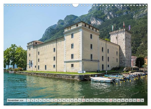 Produktbild: GARDASEE Die sch&ouml;nsten Uferpromenaden (Wandkalender 2026 DIN A3 quer), CALVENDO Monatskalender