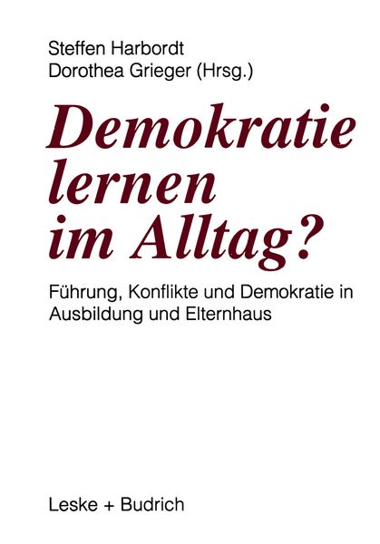 Produktbild: Demokratie lernen im Alltag?
