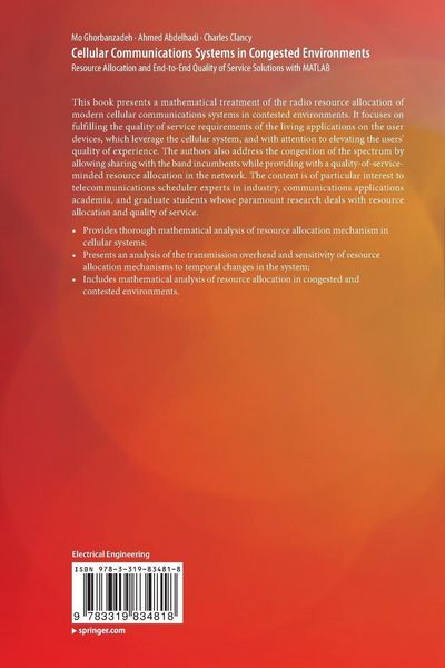Produktbild: Cellular Communications Systems in Congested Environments