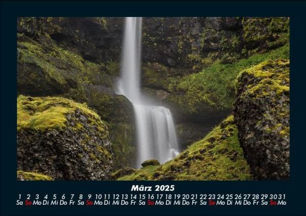 Produktbild: Wasserf&auml;lle 2025 Fotokalender DIN A5