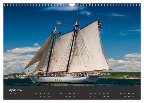 Produktbild: Windjammer-Regatta - Tall Ships Atlantic Challenge (Wandkalender 2026 DIN A3 quer), CALVENDO Monatskalender