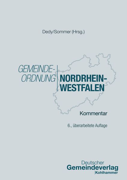 Produktbild: Gemeindeordnung Nordrhein-Westfalen