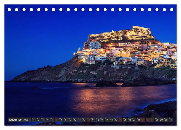 Produktbild: Sardinien - Traumstr&auml;nde am Mittelmeer (Tischkalender 2026 DIN A5 quer), CALVENDO Monatskalender