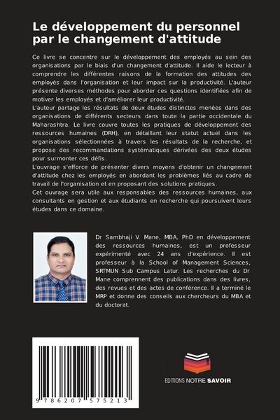Produktbild: Le d&eacute;veloppement du personnel par le changement d'attitude