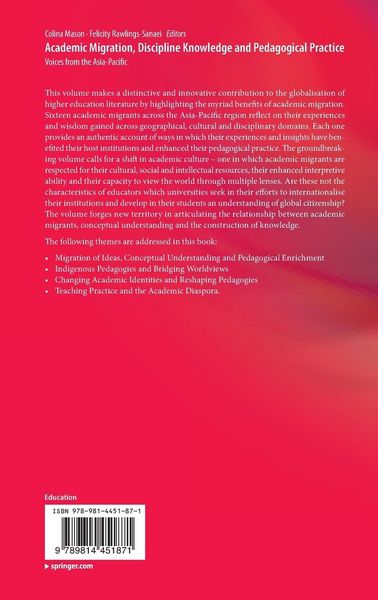 Produktbild: Academic Migration, Discipline Knowledge and Pedagogical Practice