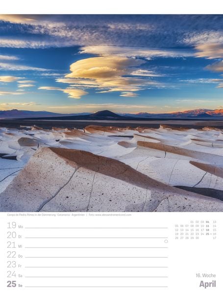 Produktbild: Planet Erde Wochenplaner Kalender 2027 | Landschaften der Welt