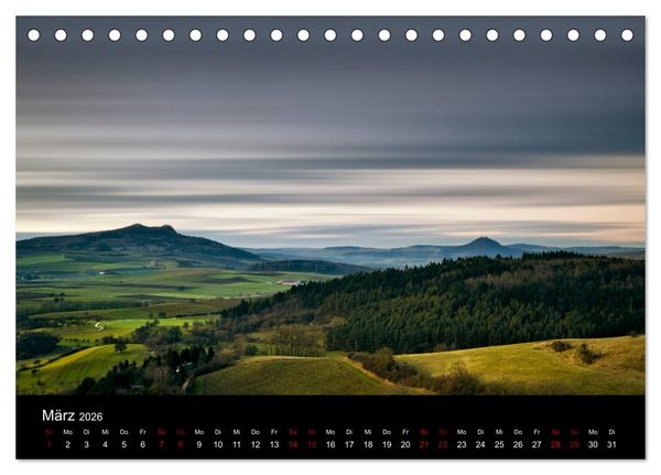 Produktbild: Der Hegau - Wanderparadies am westlichen Bodensee (Tischkalender 2026 DIN A5 quer), CALVENDO Monatskalender