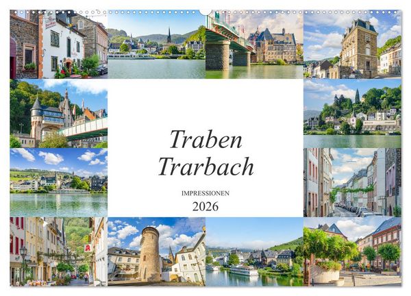 Traben Trarbach Impressionen (Wandkalender 2026 DIN A2 quer), CALVENDO Monatskalender