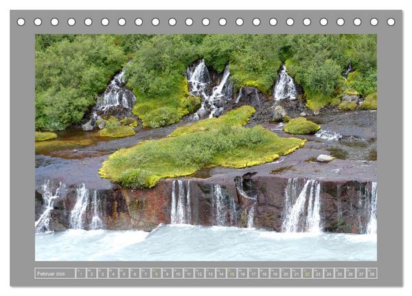 Produktbild: Island Insel der Vielfalt (Tischkalender 2026 DIN A5 quer), CALVENDO Monatskalender