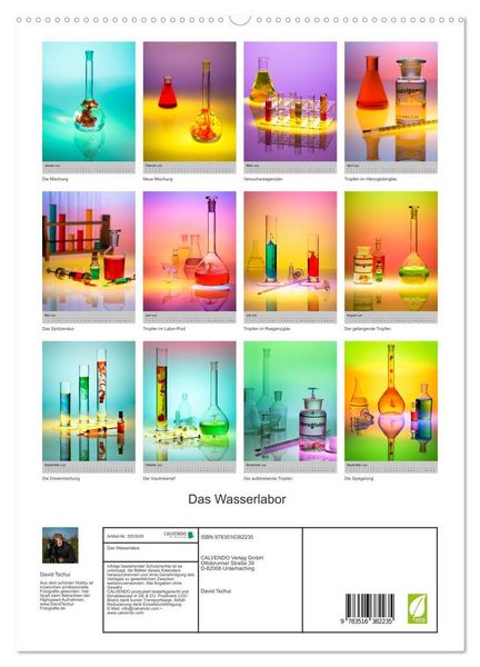 Produktbild: Das Wasserlabor (hochwertiger Premium Wandkalender 2026 DIN A2 hoch), Kunstdruck in Hochglanz