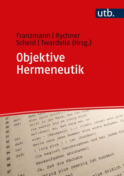Produktbild: Objektive Hermeneutik