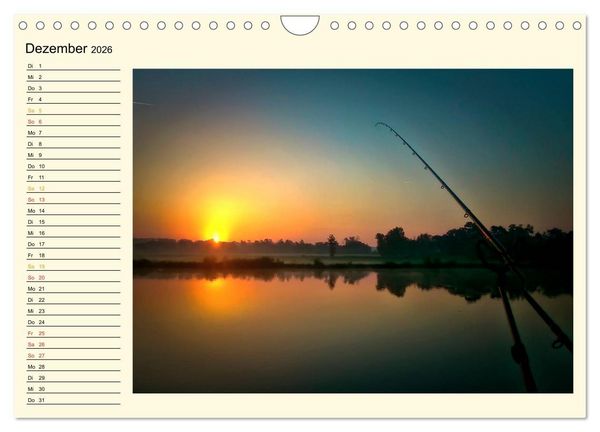Produktbild: Angeln - meine Leidenschaft (Wandkalender 2026 DIN A4 quer), CALVENDO Monatskalender