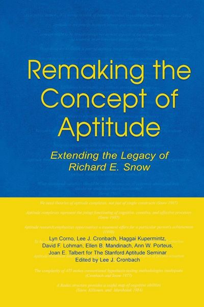Produktbild: Remaking the Concept of Aptitude