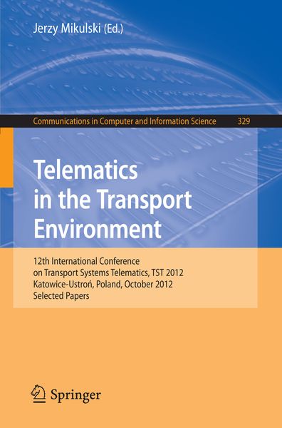 Produktbild: Telematics in the Transport Environment