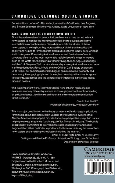 Produktbild: Race, Media, and the Crisis of Civil Society