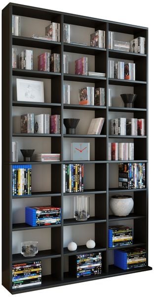 Produktbild: Holz CD DVD Standregal B&uuml;cherregal Regal Megosa XL