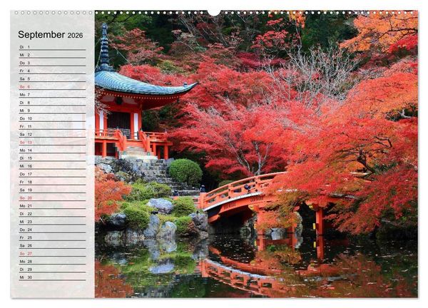 Produktbild: Japan. Im Land der aufgehenden Sonne (Wandkalender 2026 DIN A2 quer), CALVENDO Monatskalender