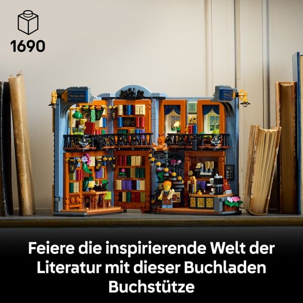 Produktbild: LEGO Icons Buchladen: Buchst&uuml;tze Modellbausatz f&uuml;r Erwachsene 11379