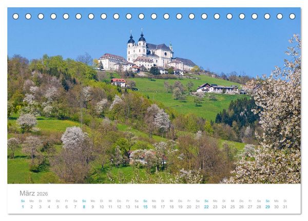 Produktbild: &Ouml;sterreich Rundreise (Tischkalender 2026 DIN A5 quer), CALVENDO Monatskalender