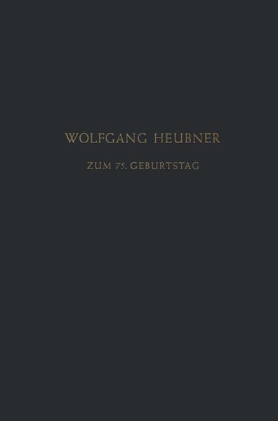 Festschrift zum 75. Geburtstag, Taschenbuch von Wolfgang Heubner , L. Heilmeyer , H. Herken , L. Lendle, Springer Berlin, 9783642496103