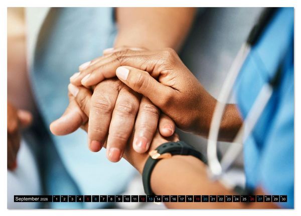Produktbild: Im Dienst der Gesundheit - Krankenpflege (Wandkalender 2026 DIN A2 quer), CALVENDO Monatskalender