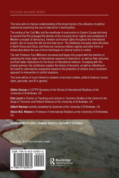 Produktbild: State Terrorism and Human Rights