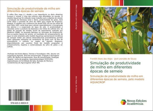 Produktbild: Simula&ccedil;&atilde;o de produtividade de milho em diferentes &eacute;pocas de semeio