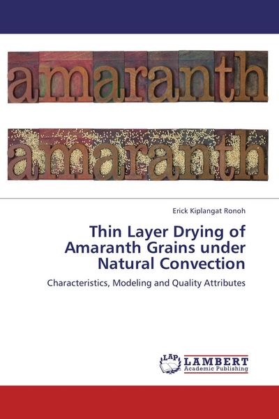 Produktbild: Thin Layer Drying of Amaranth Grains under Natural Convection